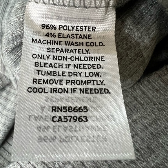 NWT NORDSTROM BP Polo Tank Sleeveless Mini Tennis Dress Ribbed Grey Size S - Picture 12 of 14